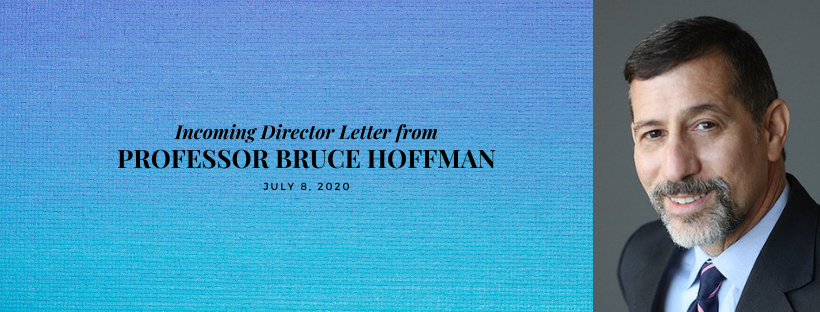 Incoming Letter from Dir. Bruce Hoffman
