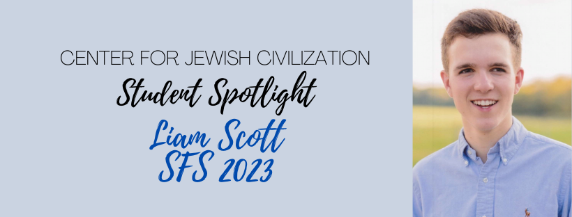 The CJC's latest Student Spotlight is Liam Scott (SFS '23).