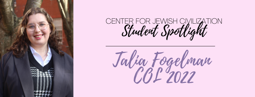 Student Spotlight Talia Fogelman